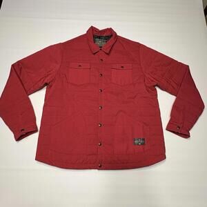 United By Blue Bison Quilted Red Jacket Size XL